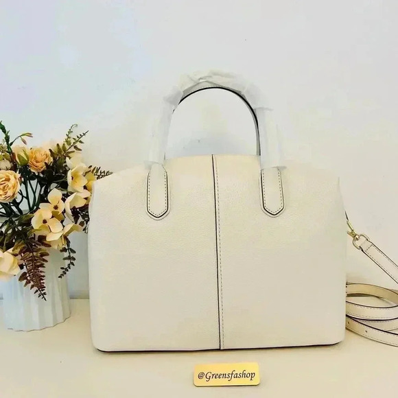 Michael Kors Cream Satchel Bag - Picture 5 of 9